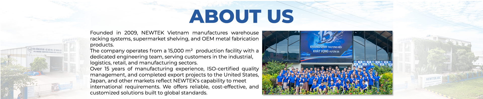 Company Facility Overview