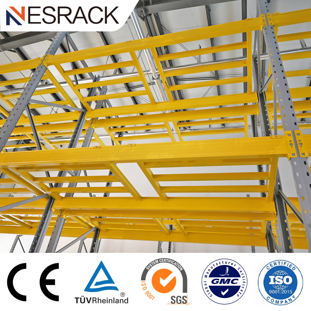 Customized Industrial Warehouse Pallet Rack Multi-Layer Adjustable Steel Shelves Units Metal Heavy Duty Selective Pallet Racking