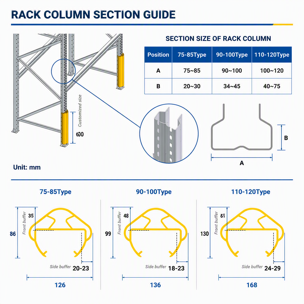 Rack Upright Protector Pallet Rack Polymer Anti-Collision Guardrail Corrosion Resistant TUV Certified 3 Tonne Load Capacity