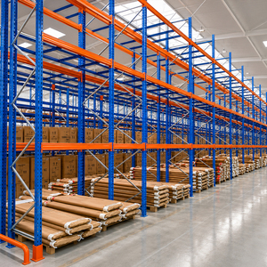 Selective Pallet Rack Q235B Steel Steel Storage Rack Storage Shelving Beam Shelves Warehouse Adjustable