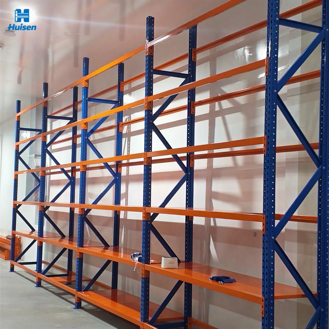 3000kg Adjustable Steel Pallet Rack Heavy Duty Boltless Shelving Anti-Rust Foldable Warehouse Storage