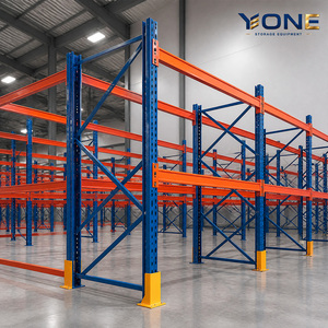 Warehouse Storage Rack Industrial Selective Pallet Racking System For Bulk Distribution Center With Q235B Steel