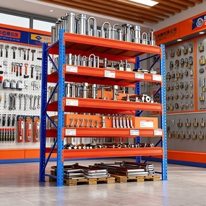 Warehouse Pallet Rack Beam-Type Shelving 5 Layer 1000-5000kg Heavy Duty Iron/Metal Storage Rack for Garage &amp; Warehouse