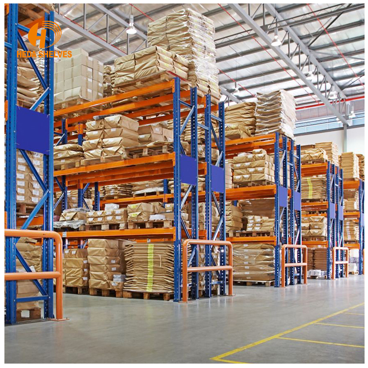 Wide Aisle Pallet Racking Heavy Duty Metal Rack Double Deep Clothes Racking System for Warehouse