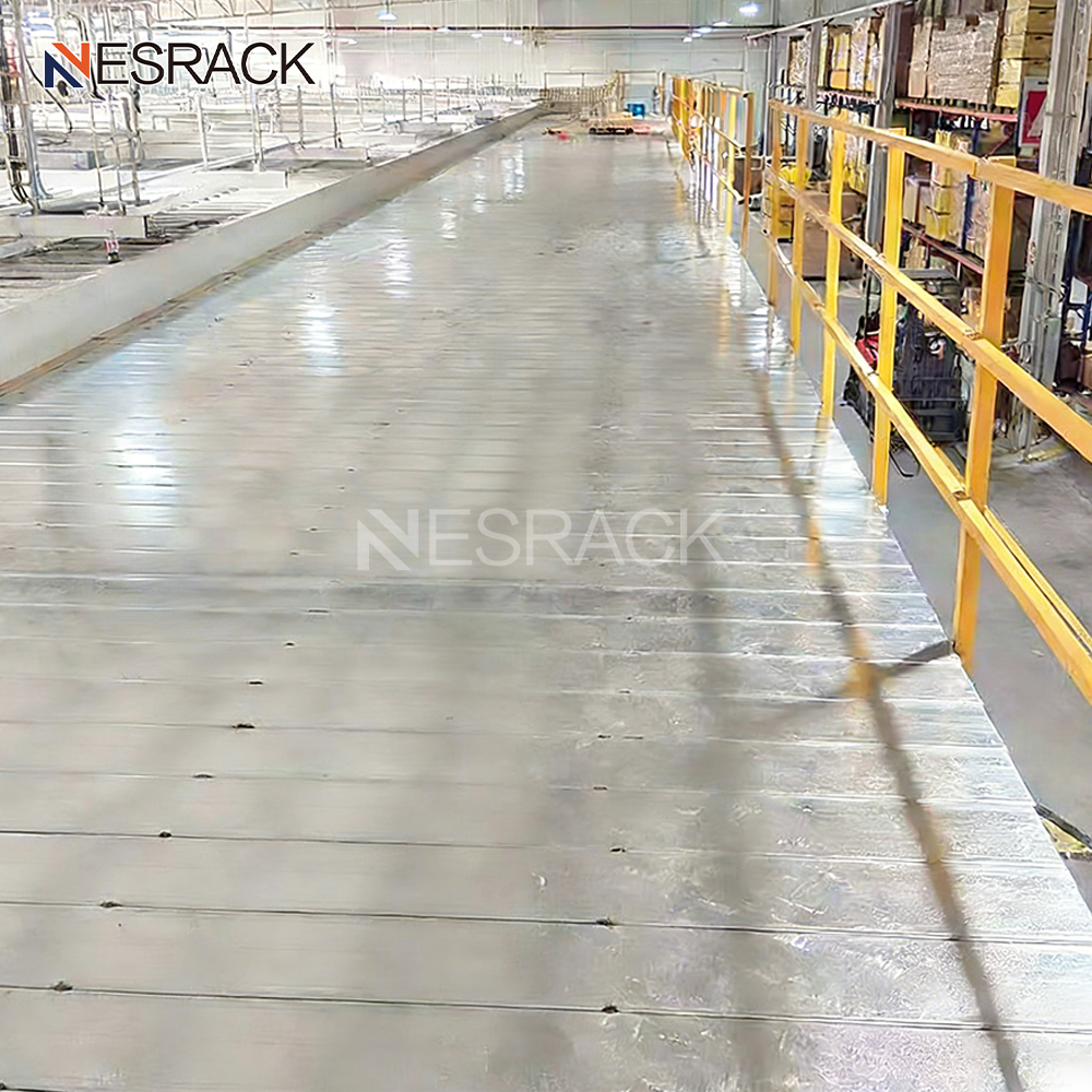 Customized Heavy Duty Steel Mezzanine Floor Second Floor Platform Wire Shelving for Warehouse Storage Second Mezzanine Floor