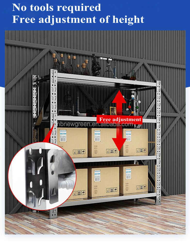 Assembly Storage Shelf Structure