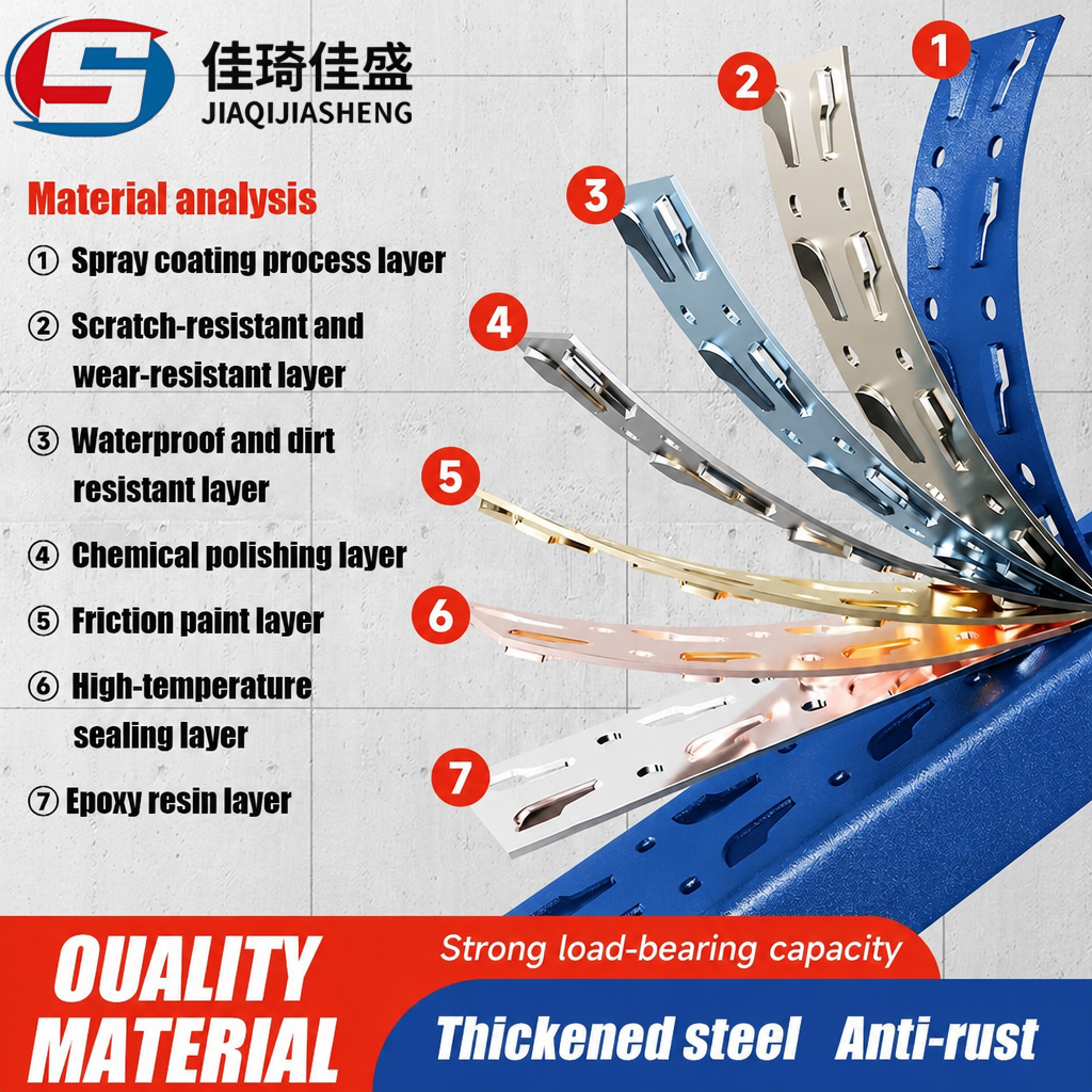 OEM Height Powder Sprayed Anti-Rust Standard Medium Duty Shelving Rack With Separator Board for Small Factory Storage Room