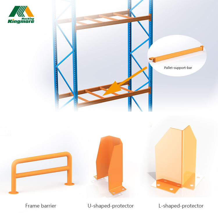 industrial galvanized steel rack heavy duty pallet racking system VNA/double deep high density warehouse storage racks