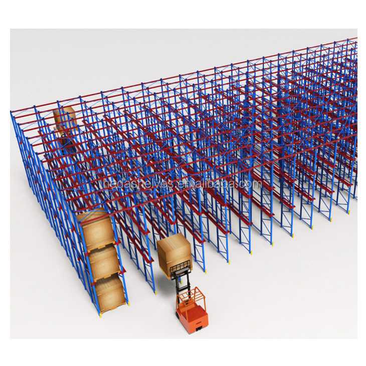 Drive in Rack System High Density Heavy Duty Storage Racking Pallet Rack Warehouse Industrial Drive in Rack