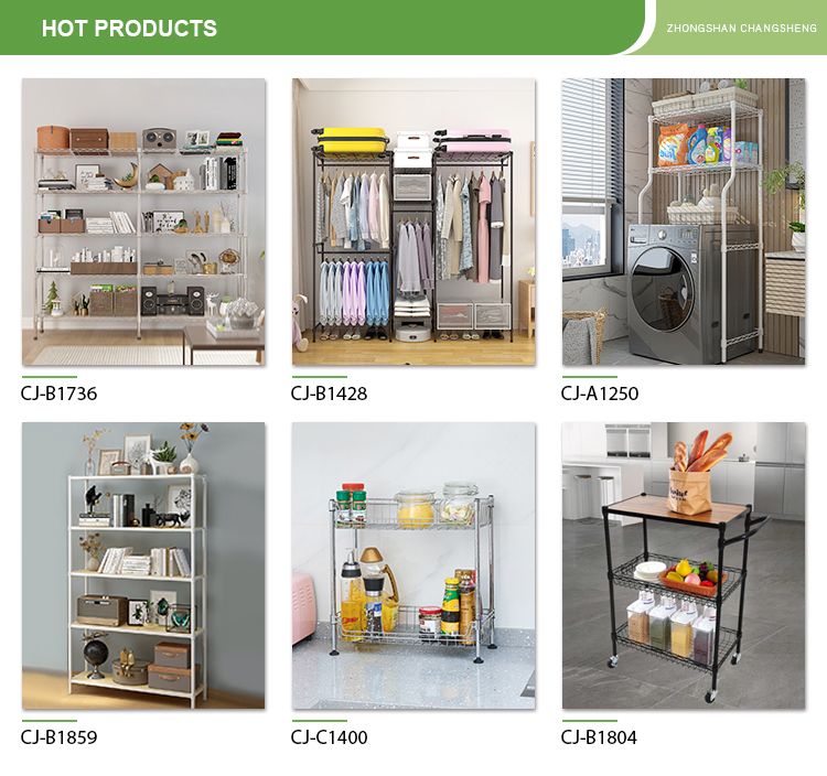 Versatile Storage 6 Tier Rolling Heavy Duty Black Powder Coated Carbon Steel Wire Shelving with 3" Wheels
