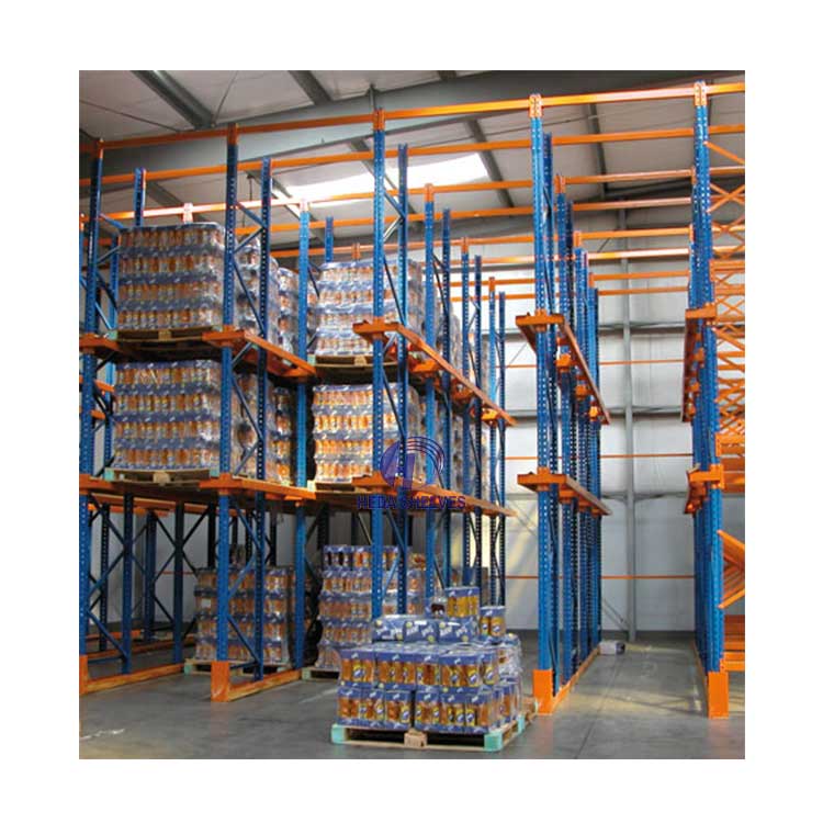 Double Deep Pallet Racks Heavy Duty Drive in Racking Drive-In Racking System Pallet Rack Warehouse Fifo Management System