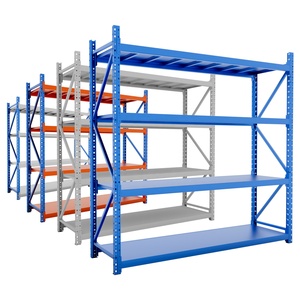 Factory Direct 4-Layer 800kg Medium Heavy Duty Pallet Racking System Steel Adjustable Longspan Warehouse Storage Pallet Racks