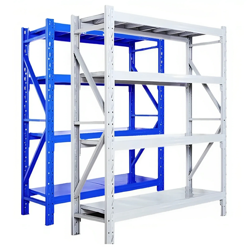 High-Ampacity Durable Metal Racks/Shelves Adjustable Multi-Function Long Span Efficient Storage Organization 5 Layer Steel