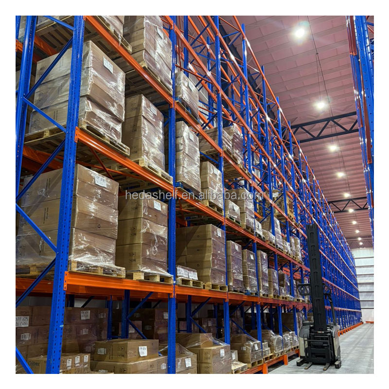 Heavy Duty Steel Selective Pallet Rack Industrial Warehouse Storage Shelving System CE Certified Adjustable Racking Unit