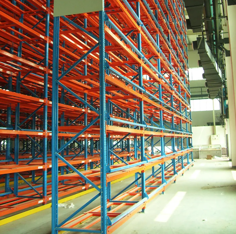 Warehouse Storage Shelf Heavy Duty Industrial Pallet Rack Very Narrow Aisle Racking System with Special Forklift