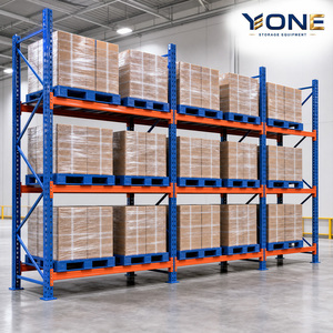Durable Steel Storage Rack Steel Pallet Racking Heavy Duty Selective Pallet Racking System For Logistics Solutions