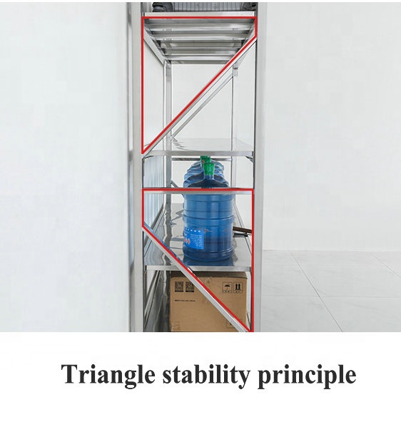 Stainless Steel304 Industrial Warehouse Storage Shelf Racking Shelving Shelves