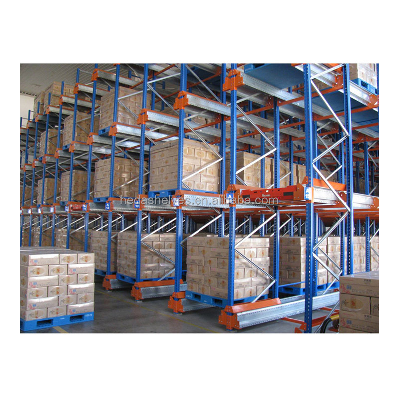 Auto Shuttle Racking System Innovative Pallet Racking Intensive Shuttle Racks Intelligent Cold Storage Shuttle Rack Automatic