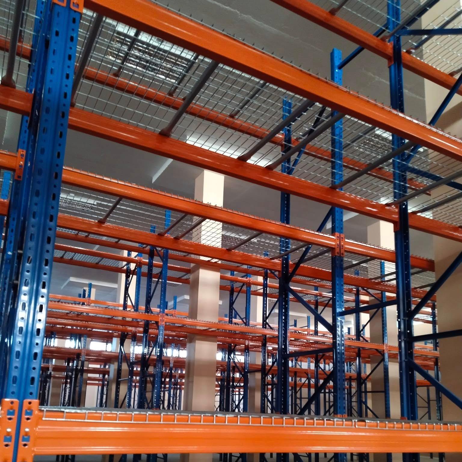 Peterack PT-HD Heavy Duty Corrosion Protected Cold Rolled Steel Selective Pallet Rack Galvanized Powder Coated Finish for