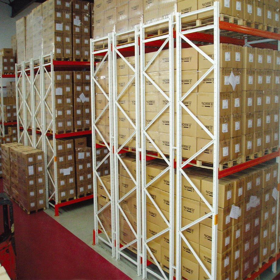 Heavy Duty Double Deep Steel Pallet Racking System with Corrosion Protection Adjustable Beam Industrial Warehouse Storage Racks