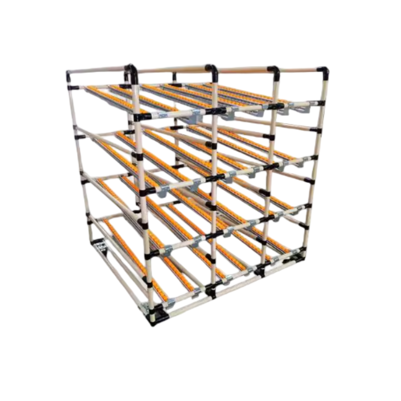 Gravity Fed Steel Mobile 5 Layer Durable Corrosion Protection Flow Rack Racking System