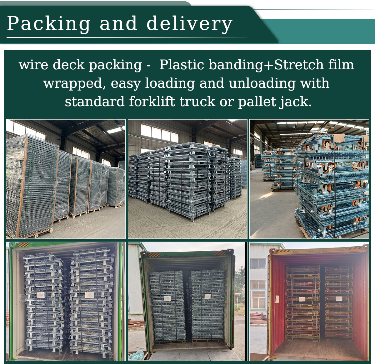 Versatile Zinc Wire Decking Pallet Rack for Retail Logistics Heavy Duty Wire Decking Shelf Heavy Duty Grade Quality