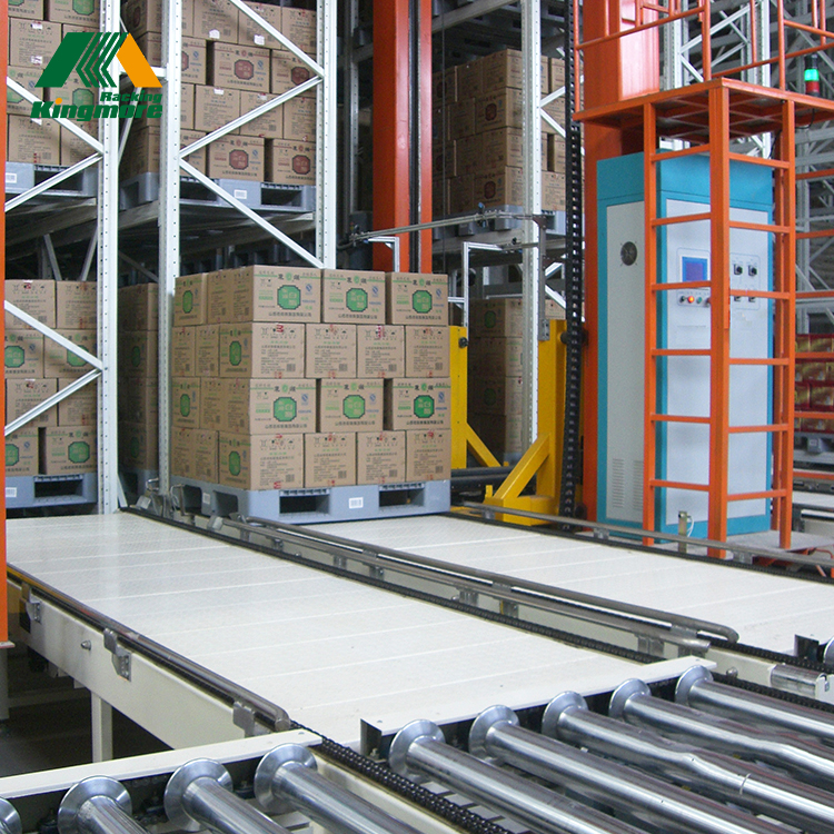 ASRS Heavy Duty Storage Racking System With Stacker Crane Push Back Pallet Racking Pallet Racking System Drive in Racking