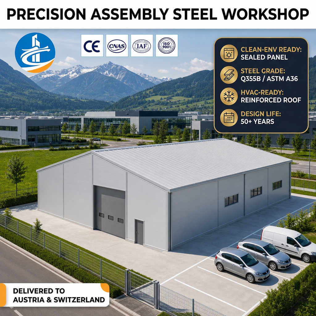 High-Bay Racking Steel Structure Warehouse for High Density Automated Storage and Logistics