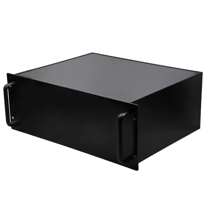 Custom Aluminum/Q235 Sheet Metal 19 Inch Rack Mount Chassis Laser Cutting Bending OEM