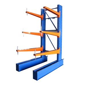 Warehouse Equipment Industrial Heavy Duty Cantilever Beam Racking For Steel Tube