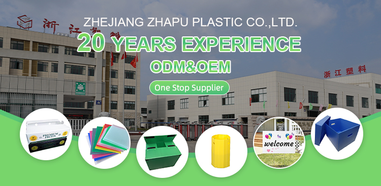 Plastic crate banner