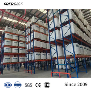 High Capacity Industrial Storage Rack Blue &amp; Orange Metal Conventional Pallet Racking for Heavy Duty Goods Warehouse Storage