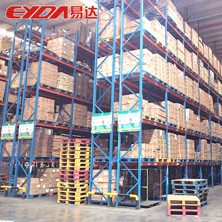 Custom Steel 5-Layer Heavy Duty Narrow Aisle Racks Very Narrow Aisle High Density Warehouse Storage Rack