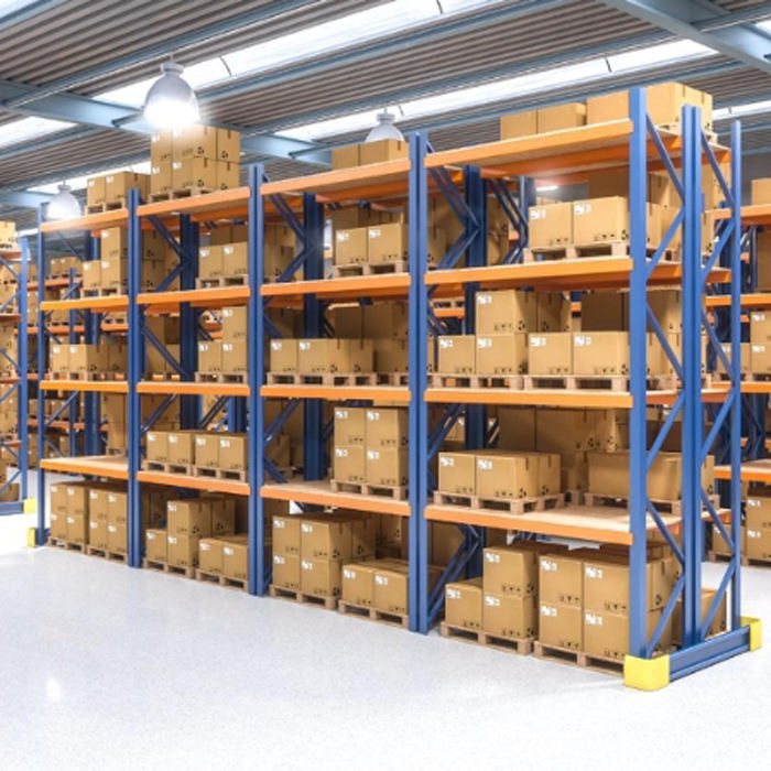 Industrial Stacking Heavy Duty Long Span Shelving Estanteria Storage Metal Shelf Rack for Warehouse Long Span Metal Shelf Rack