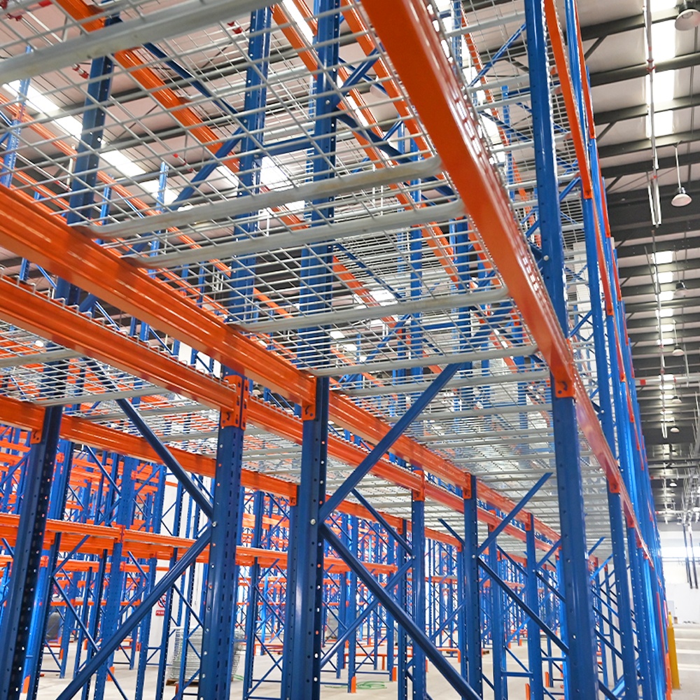Heavy Duty Pallet Rack with Wire Decking Warehouse Rack System Pallet Racking for Warehouse Storage