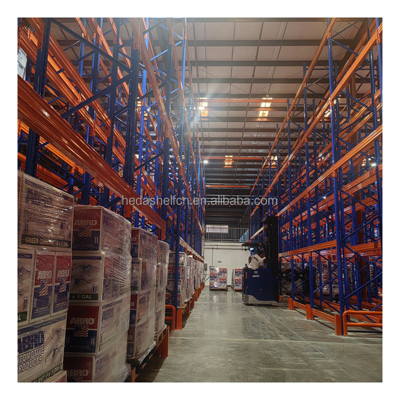 Heda Economical Heavy Duty Industrial Shelving Double Deep Pallet Racks Steel Storage Racking