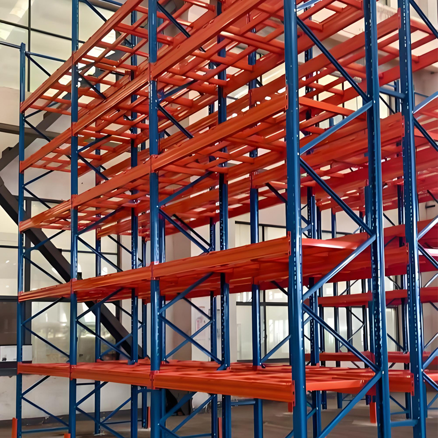 1000kg-4000kg Heavy Duty Industrial Pallet Rack Cold Rolled Steel Thickened Steel Plate Storage Racking for Warehouse Use