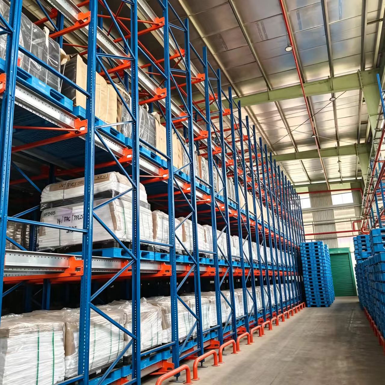 Radio Shuttle Rack High Density Pallet Storage Racking System for Automated Cold Storage Industrial Warehouse