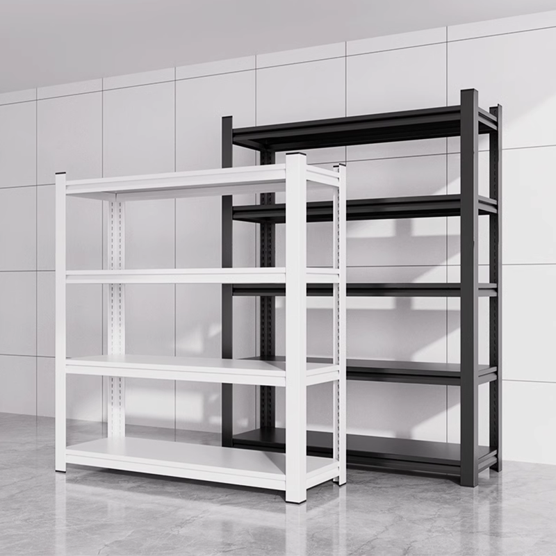 Diy Adjustable Angle Rack Clothes Warehouse Racks Display Stand Slotted Household Metal Storage Angle Steel Shelf Rack