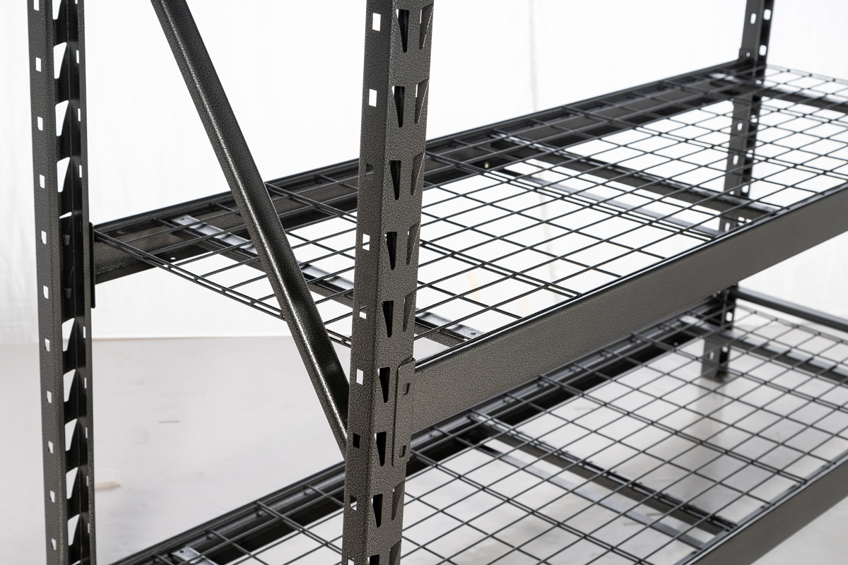 3 Layers Boltless Steel Racking Industrial Shelf Adjustable Stacking Assemble Shelving For Garage Warehouse