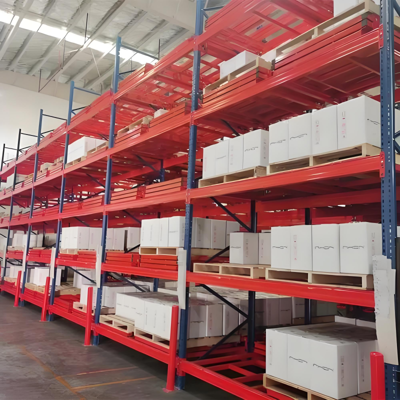 Cost Effective Push Back Pallet Racking LIFO Inventory Management Push Back Rack for Small &amp; Medium Logistics Warehouse