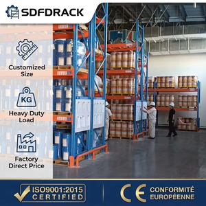 Heavy Duty Pallet Racking Warehouse High Bay Pallet Racking 2700x900x4000mm 2500kg Beam-type Steel Heavy-duty Pallet Racking