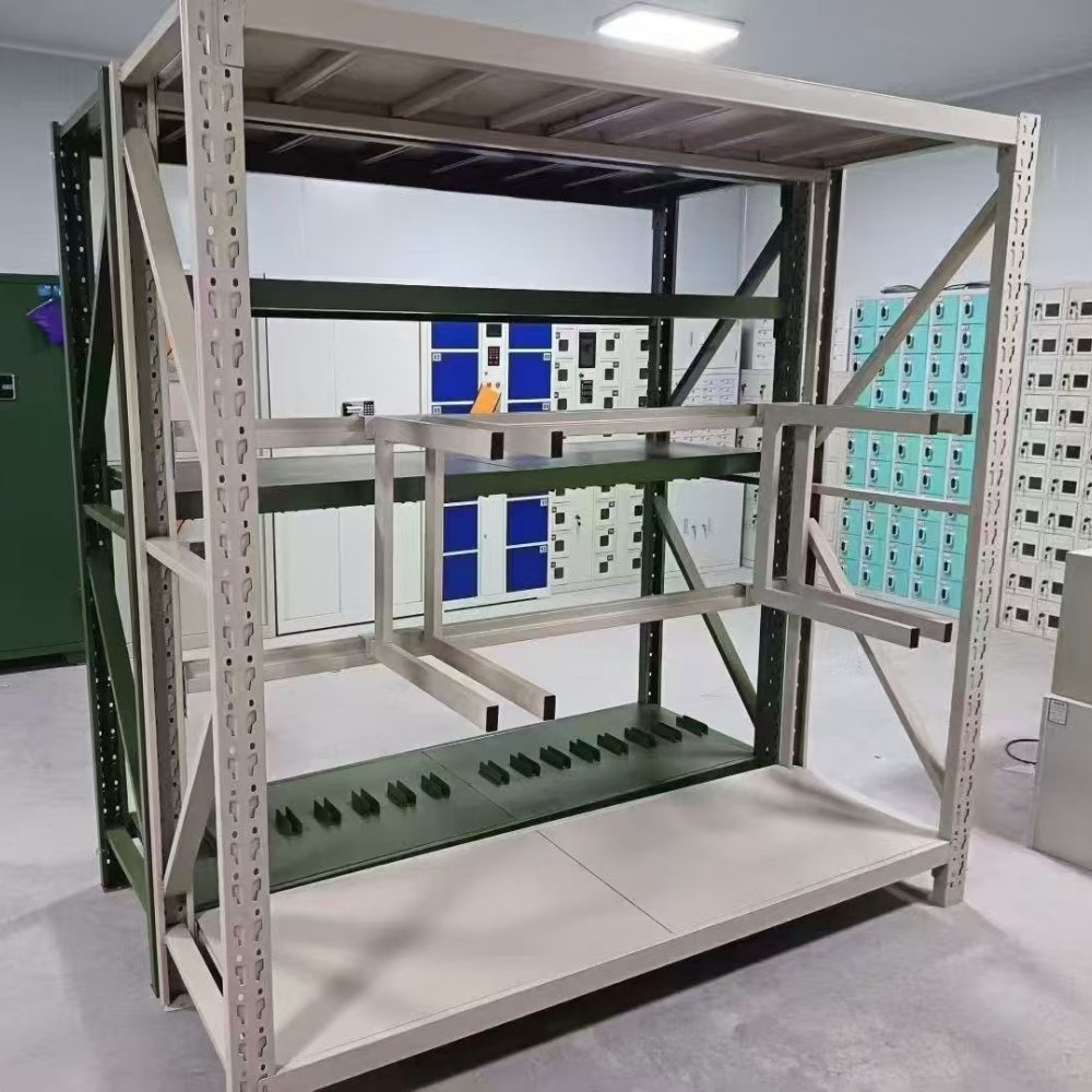 Steel Large Archives Mobile Shelving Metal Movable Compactor Filing Cabinet Mass Compactor Full Space Warehouse Rack