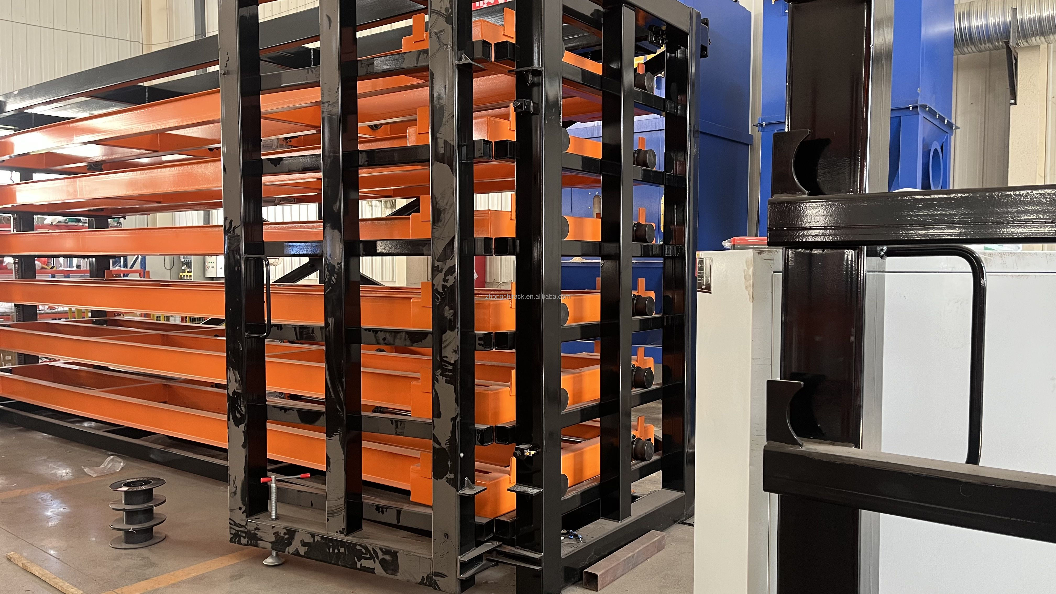 High Load Capacity 8-Layer Anti-Rust Powder Coated Steel Rack Heavy Duty Warehouse Storage System for Industrial Pallet Use