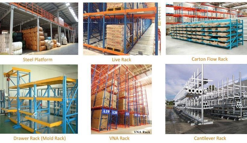 Factory Direct Sale Open Type Storage Mobile Pallet Rack Customized Sizes Galvanized Pallet Rack