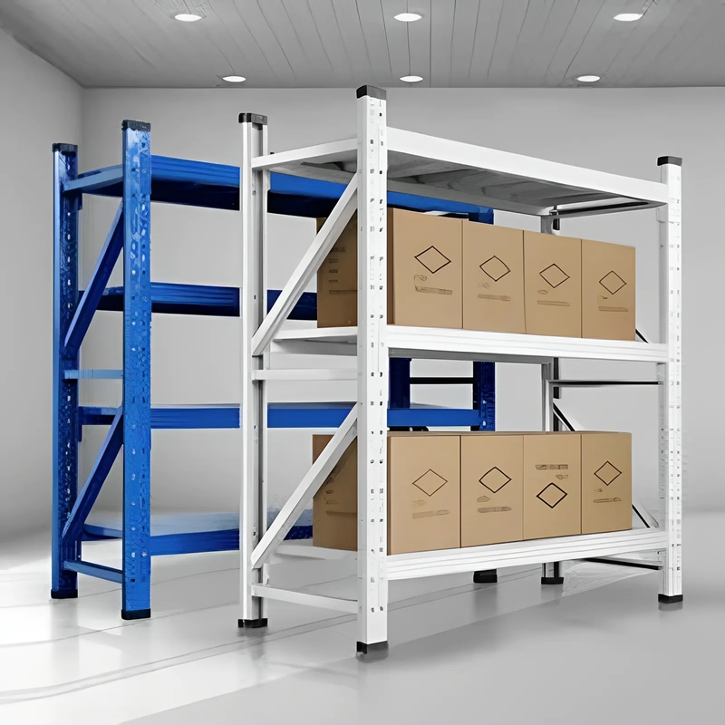 High-Ampacity Durable Metal Racks/Shelves Adjustable Multi-Function Long Span Efficient Storage Organization 5 Layer Steel