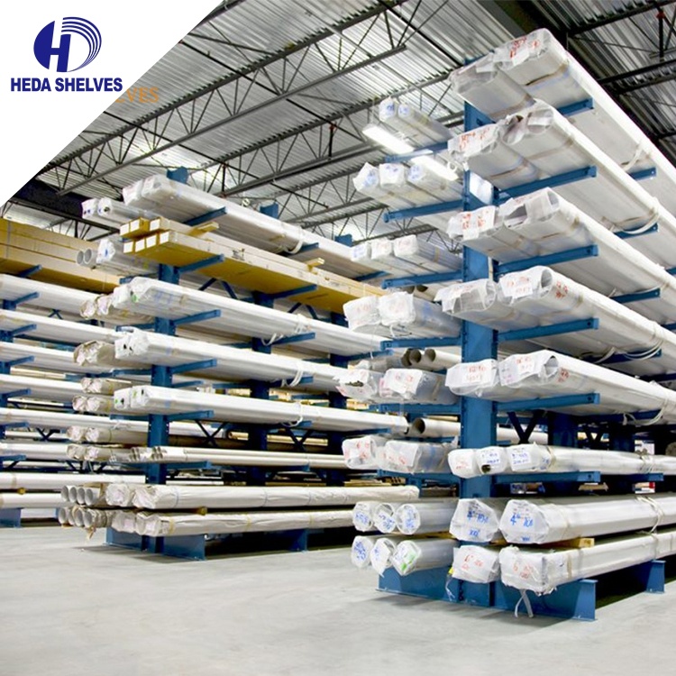 China Supplier Cantilever Manufacturers Stable Cantilever Racking Warehouse Pipe Car Storage Rack Cantilever Racking