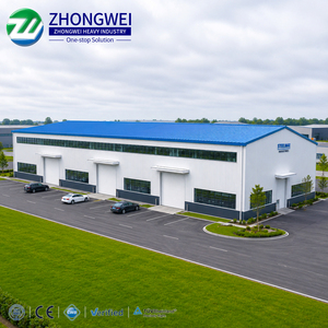 Steel Structure Building Large Span Warehouse For Industrial Storage