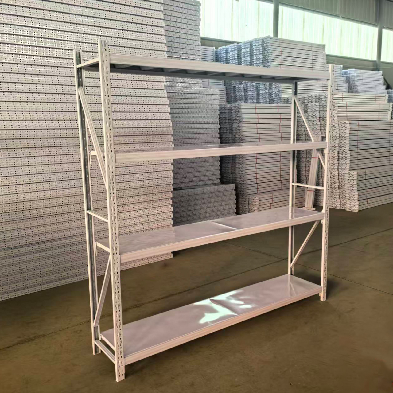 Custom Size Convenience Store Display Rack Economical Light Duty Shelving Small Warehouse Tiered Storage Rack