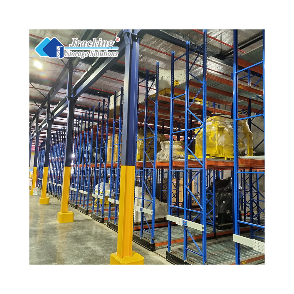 Jracking Automated Storage System Heavy Duty Electric Mobile Pallet Racking